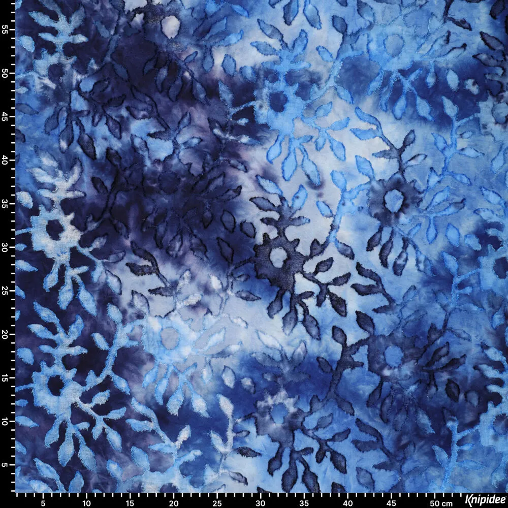 20606 Tie Dye Java Plant Knipidee.nl Double folded or Rolls Double